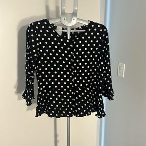 Polka dot top